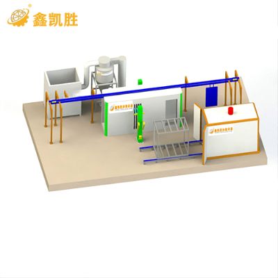 密度板噴粉設(shè)備表面預(yù)處理工藝流程