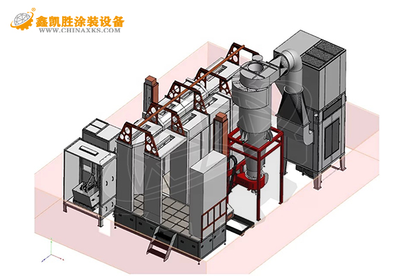 粉末噴涂設(shè)備-大旋風(fēng)噴粉房